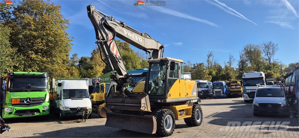 Volvo EW160 Schnellwechsler 2xLöffel Straßenzulassung Bagri na kolesih
