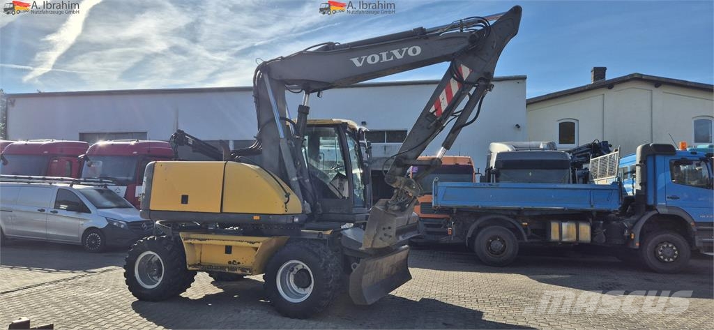 Volvo EW160 Schnellwechsler 2xLöffel Straßenzulassung Bagri na kolesih