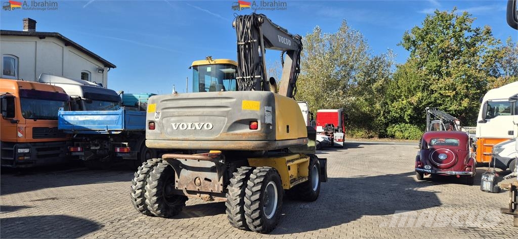 Volvo EW160 Schnellwechsler 2xLöffel Straßenzulassung Bagri na kolesih