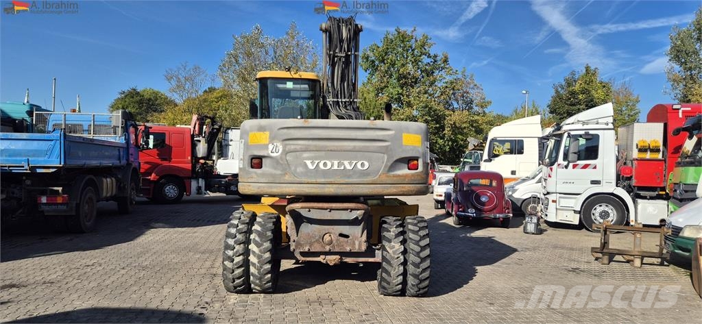 Volvo EW160 Schnellwechsler 2xLöffel Straßenzulassung Bagri na kolesih