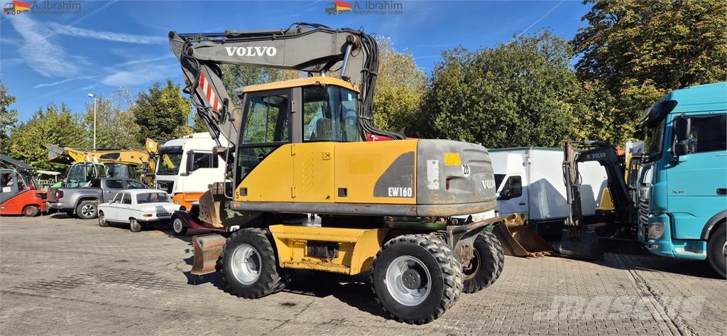 Volvo EW160 Schnellwechsler 2xLöffel Straßenzulassung Bagri na kolesih
