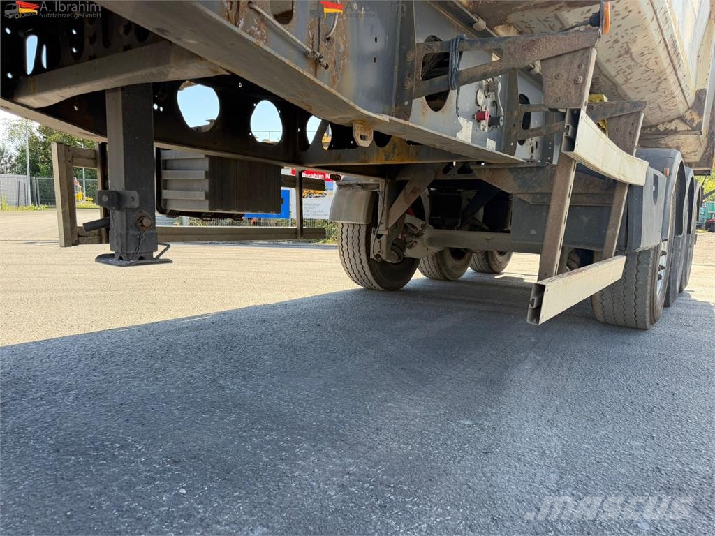 Wielton NW-3 50 cbm Stahlmulde SAF Achsen Scheibenbremse Kiper poluprikolice