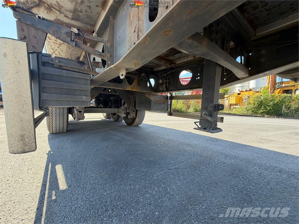 Wielton NW-3 50 cbm Stahlmulde SAF Achsen Scheibenbremse Kiper poluprikolice