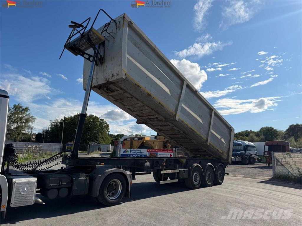 Wielton NW-3 50 cbm Stahlmulde SAF Achsen Scheibenbremse Kiper poluprikolice