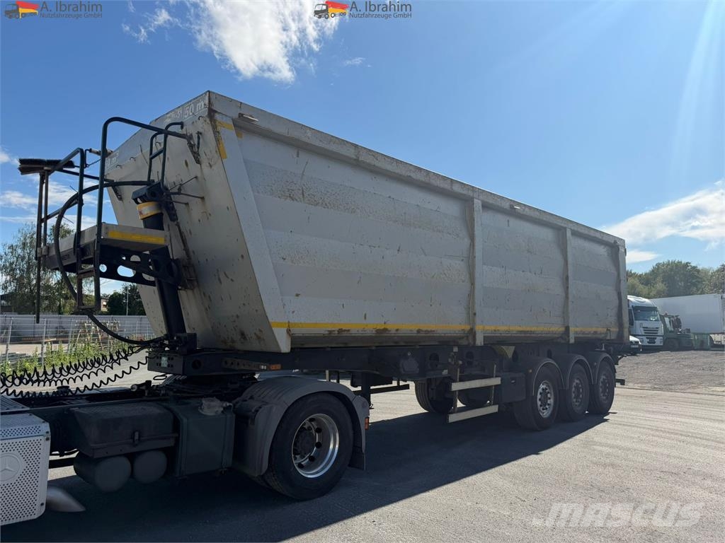 Wielton NW-3 50 cbm Stahlmulde SAF Achsen Scheibenbremse Kiper poluprikolice
