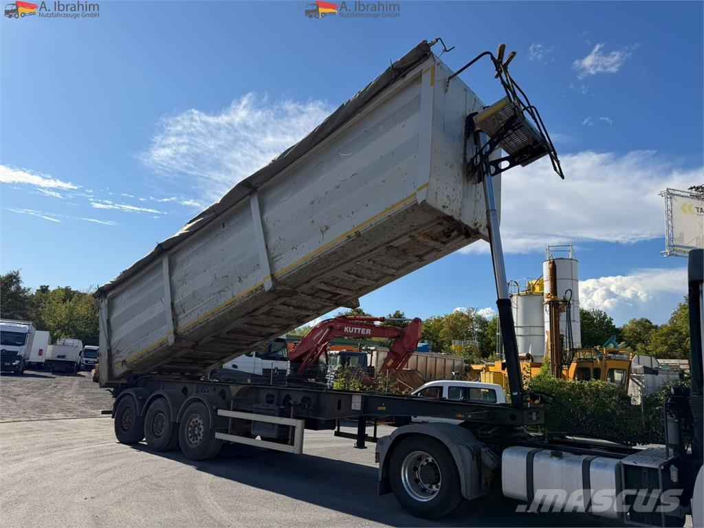 Wielton NW-3 50 cbm Stahlmulde SAF Achsen Scheibenbremse Kiper poluprikolice