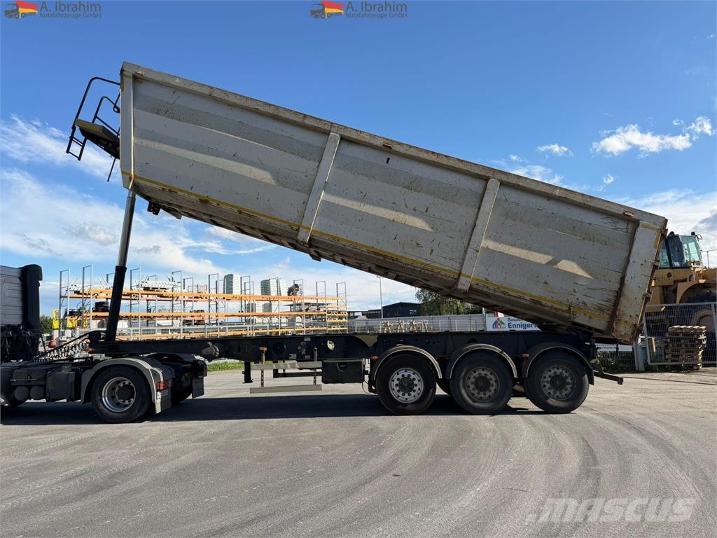 Wielton NW-3 50 cbm Stahlmulde SAF Achsen Scheibenbremse Kiper poluprikolice