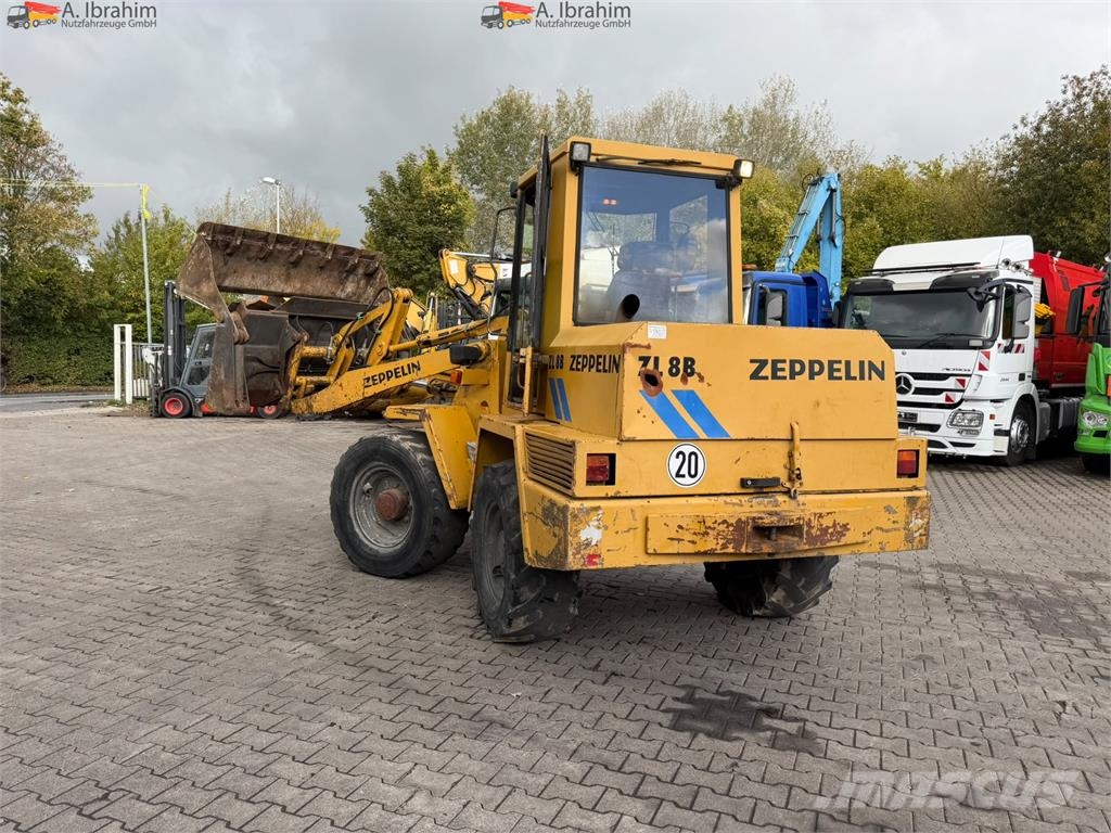 Zeppelin ZL8B Schnellwechsler Klappschaufel Iekrāvēji uz riteņiem