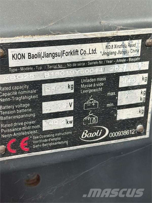 Baoli KBG25 269mh/ doosan/ Defect Other