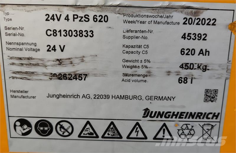 Jungheinrich ECE 225 2.4m معدات الرفع متوسط المستوى