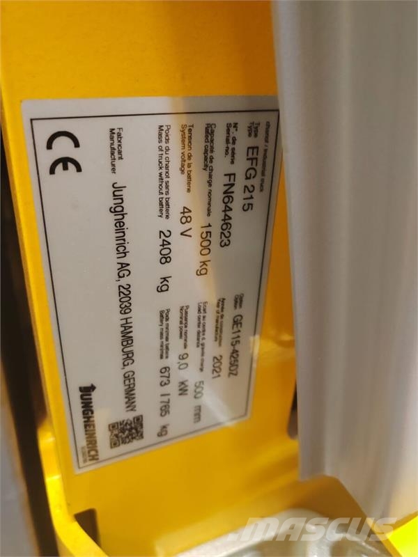 Jungheinrich EFG 215 Električni viličarji