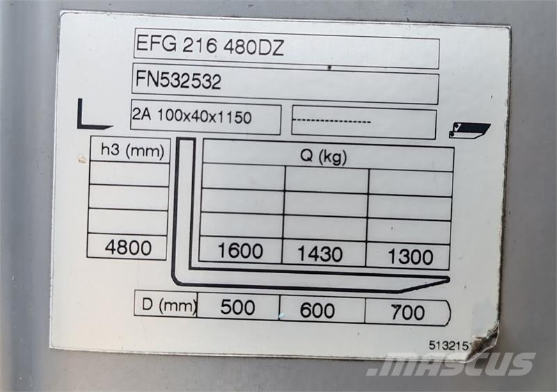 Jungheinrich EFG 216 Strivuitoare-altele