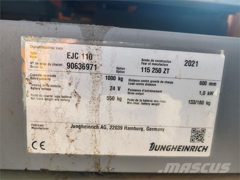 Jungheinrich EJC 110 li-ion Ručni paletni viljuškari