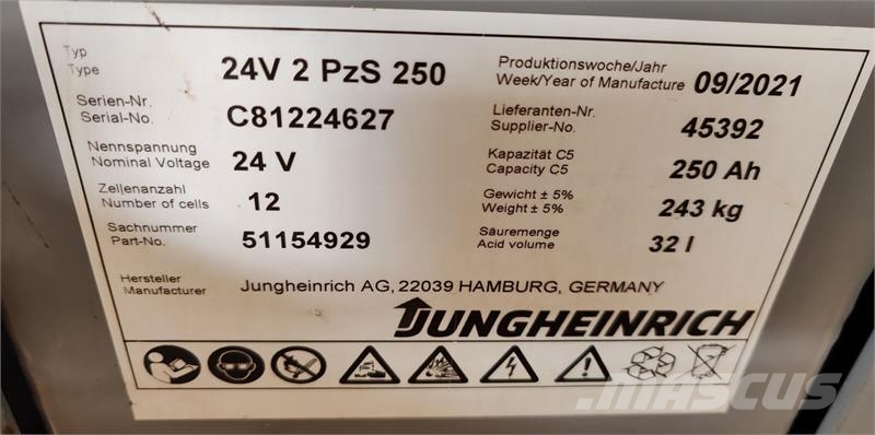 Jungheinrich EJC 214z 2.5m/ 551mh/ initial Carrelli elevatori-Altro