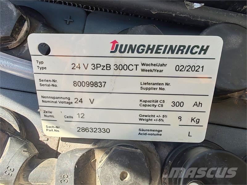 Jungheinrich EJC 216 5.25m / batt 2021 Hand stapelaars