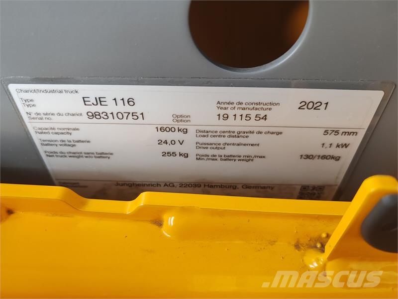 Jungheinrich EJE 116 li-ion Porta palettes