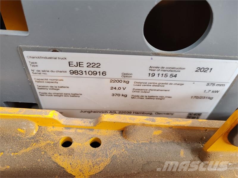Jungheinrich EJE 222 Electro-pallettrucks