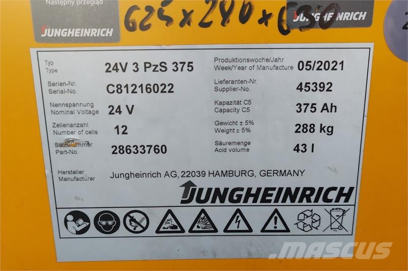 Jungheinrich ERE 120 2t/ 2021yy Låglyftare utan plattform