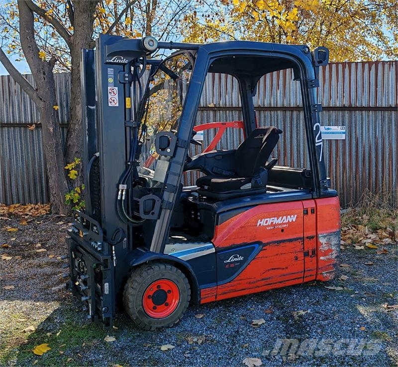 Linde E16L-02 شاحنات ذات رافعات شوكية تعمل بالكهرباء