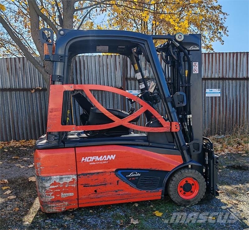 Linde E16L-02 / 86% batt/ 4.14m Chariots élévateurs électriques