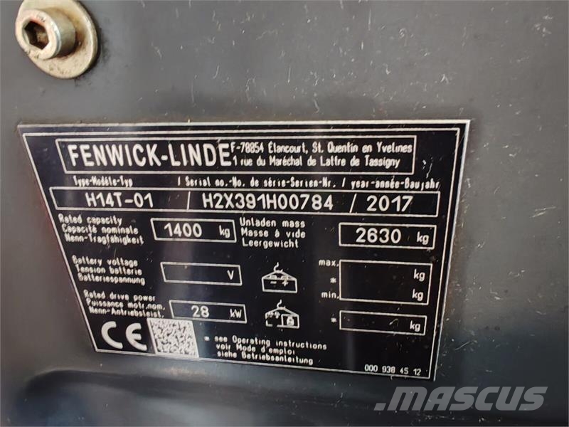 Linde H14T-01 LPG gaffeltrucks