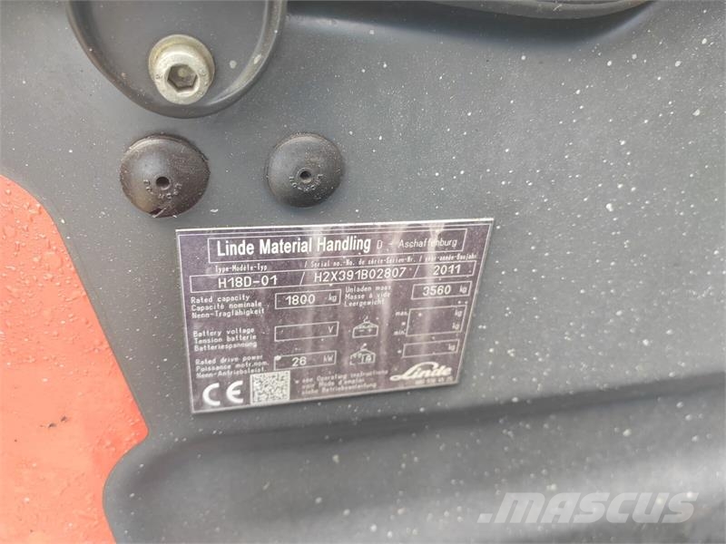 Linde H18D Інше