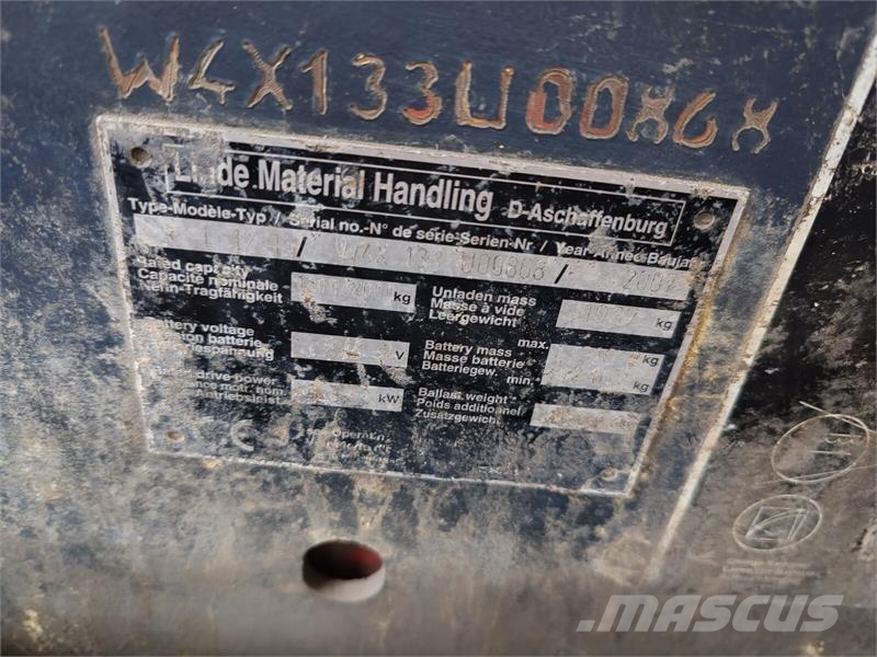 Linde L12 battery problem Ručni paletni viljuškari