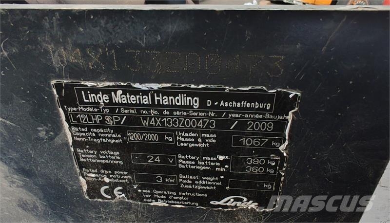 Linde L12LHP DEFECT Ručni paletni viljuškari