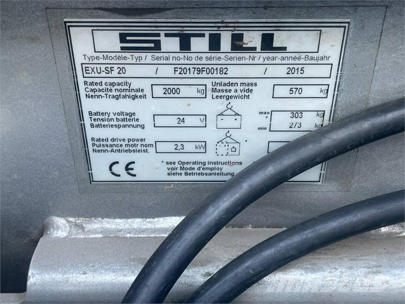 Still EXU SF-20 Wózki widłowe unoszące