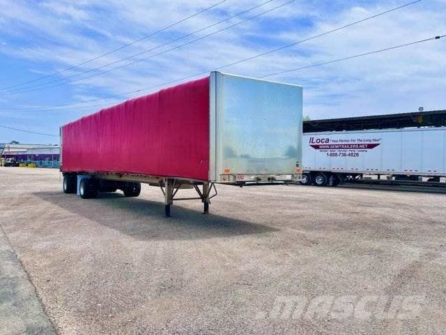 East Mfg Flatbed with Rolling Tarp System Flatbed/Dropside trailers