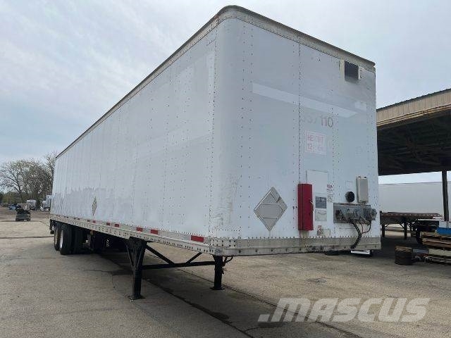 Wabash DRY VAN WITH ANTHONY LIFT GATE Sanduk prikolice