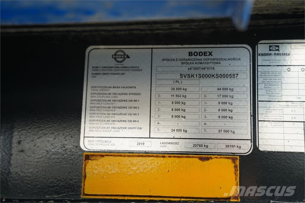 Bodex  Semirremolques bañera