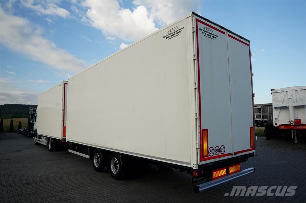 DAF CF 450 / ZESTAW TANDEM 120 M3 / PRZEJAZDOWY / KONT Camiones caja cerrada