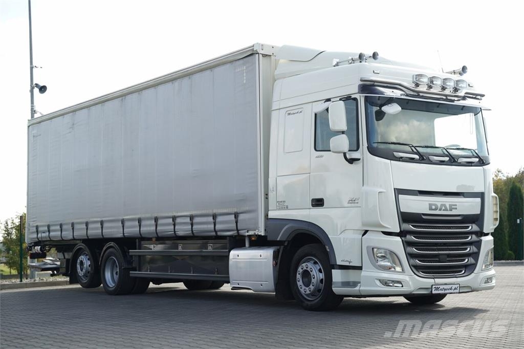 DAF XF 460 Priekabos su tentu