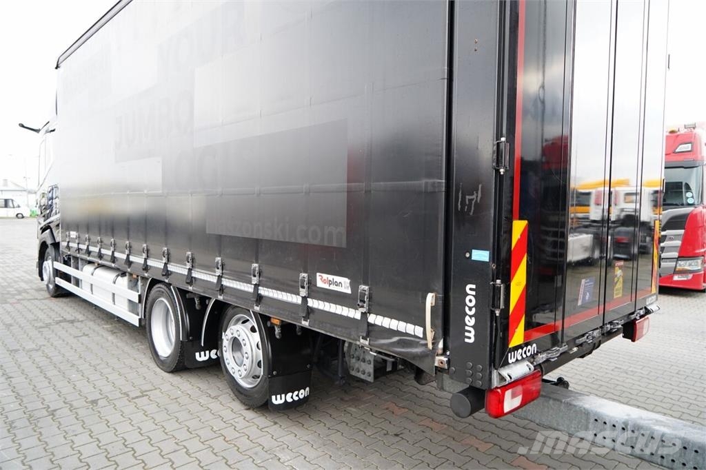DAF XG 480 / ZESTAW TANDEM / 120 M3 / PRZEJAZDOWY / OŚ Zaplachtované vozy