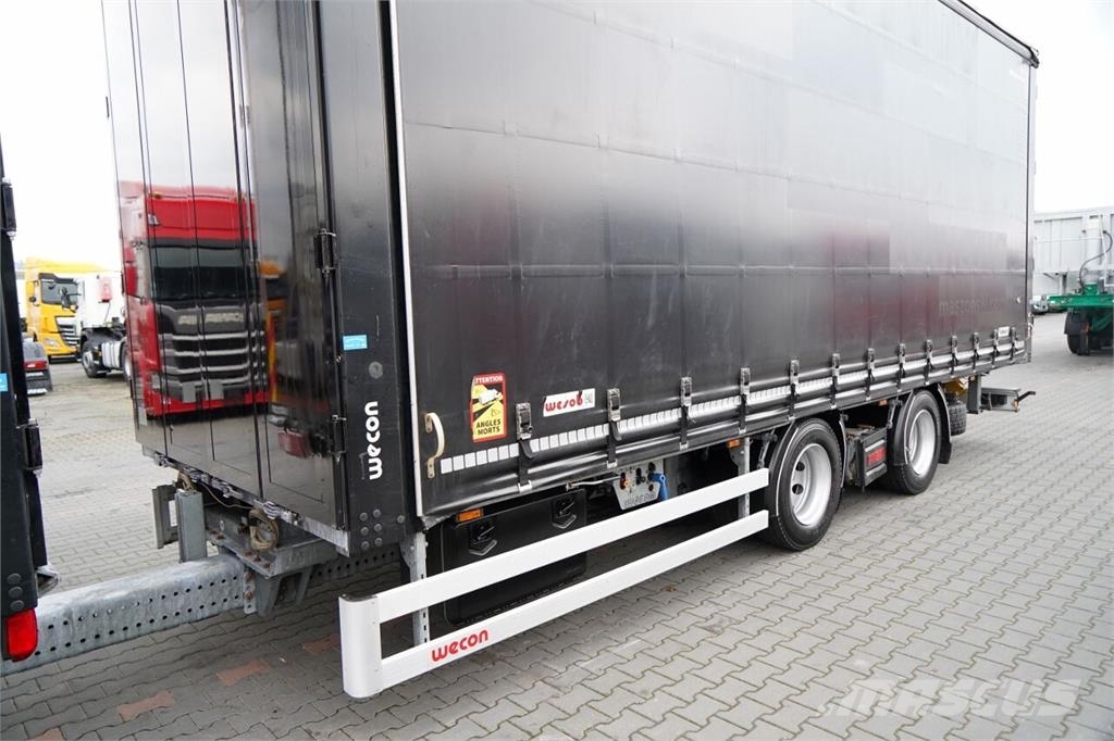 DAF XG 480 / ZESTAW TANDEM / 120 M3 / PRZEJAZDOWY / OŚ Zaplachtované vozy