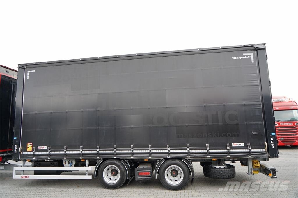 DAF XG 480 / ZESTAW TANDEM / 120 M3 / PRZEJAZDOWY / OŚ Zaplachtované vozy