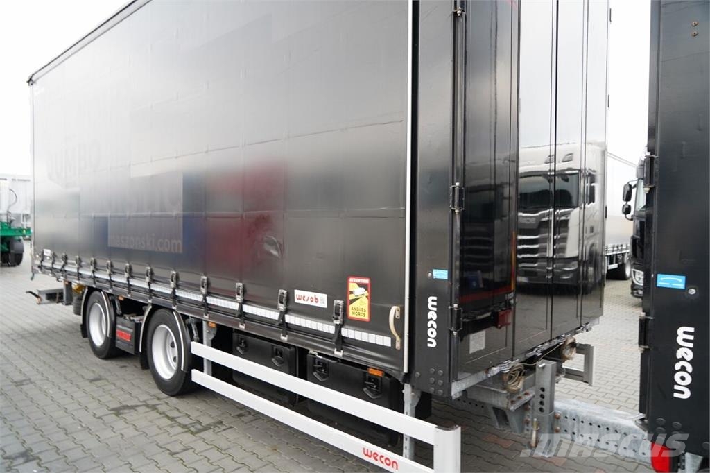 DAF XG 480 / ZESTAW TANDEM / 120 M3 / PRZEJAZDOWY / OŚ Zaplachtované vozy