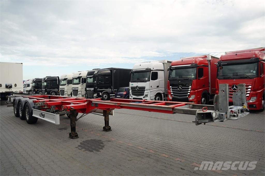 Fliegl / NACZEPA PODKONTENEROWA / DO WSZYSTKICH KONTENERÓ Châssis et suspension