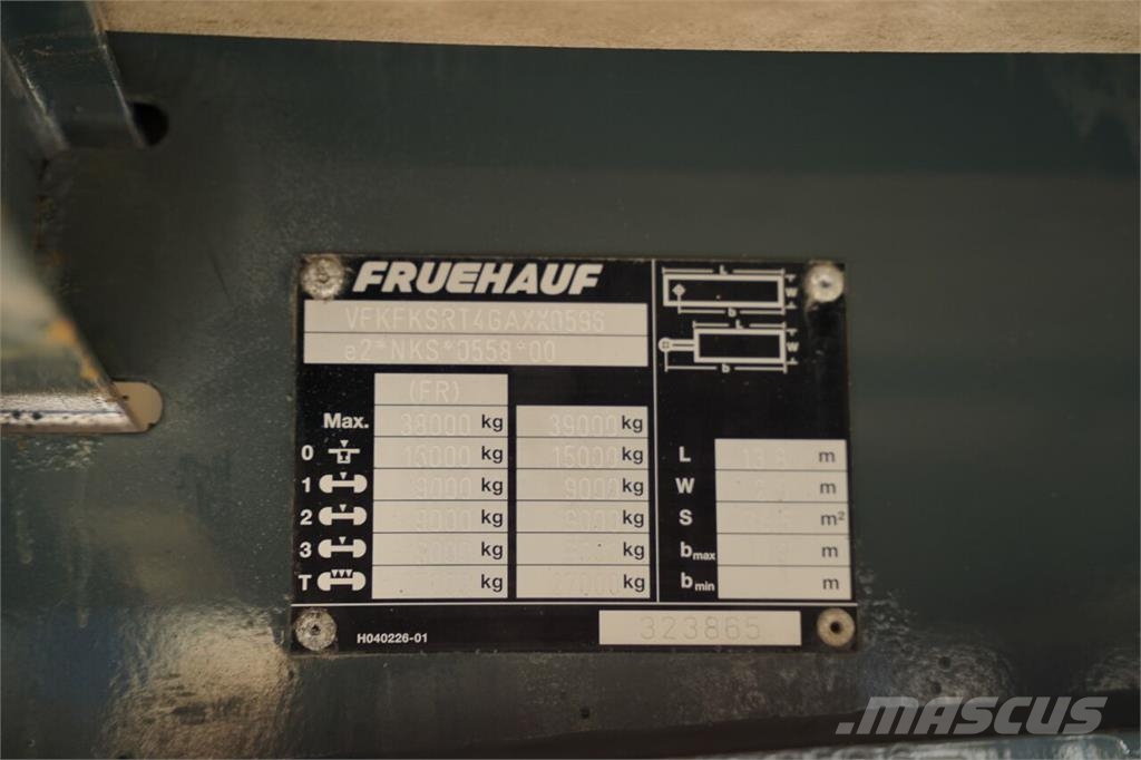 Fruehauf Lettisolert skaptrailer