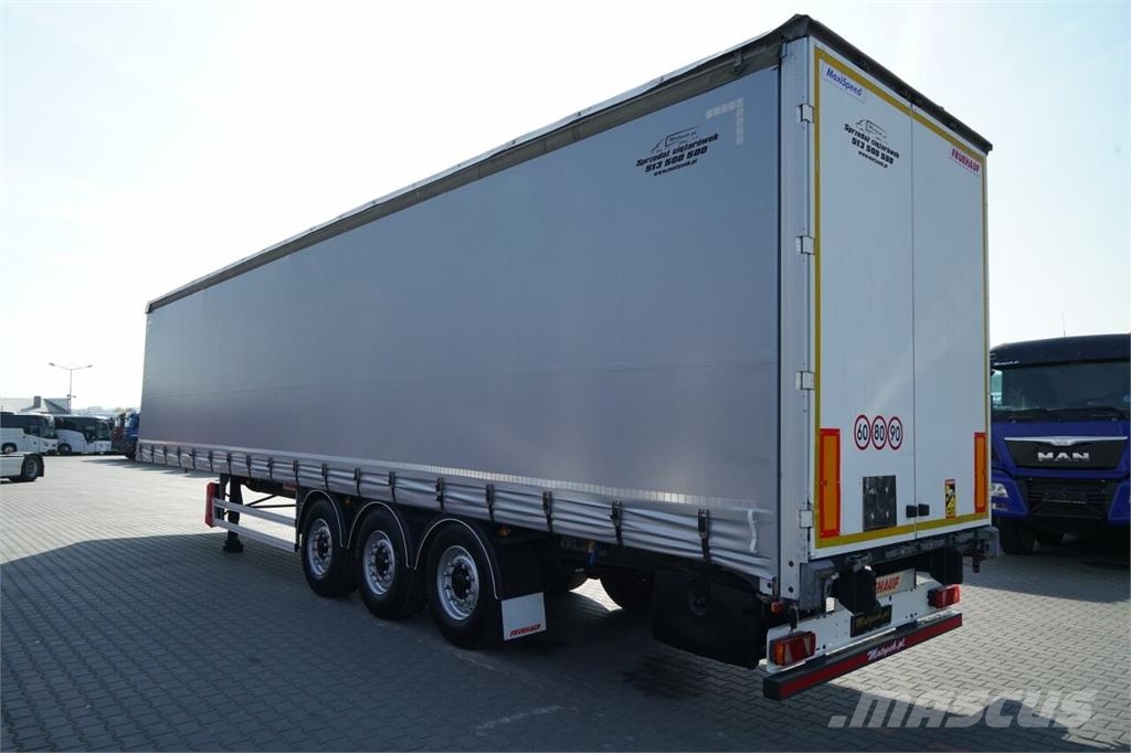 Fruehauf / FIRANKA / STANDARD / MOCNA PODŁOGA / OŚ PODNOSZO Pressukapellipuoliperävaunut