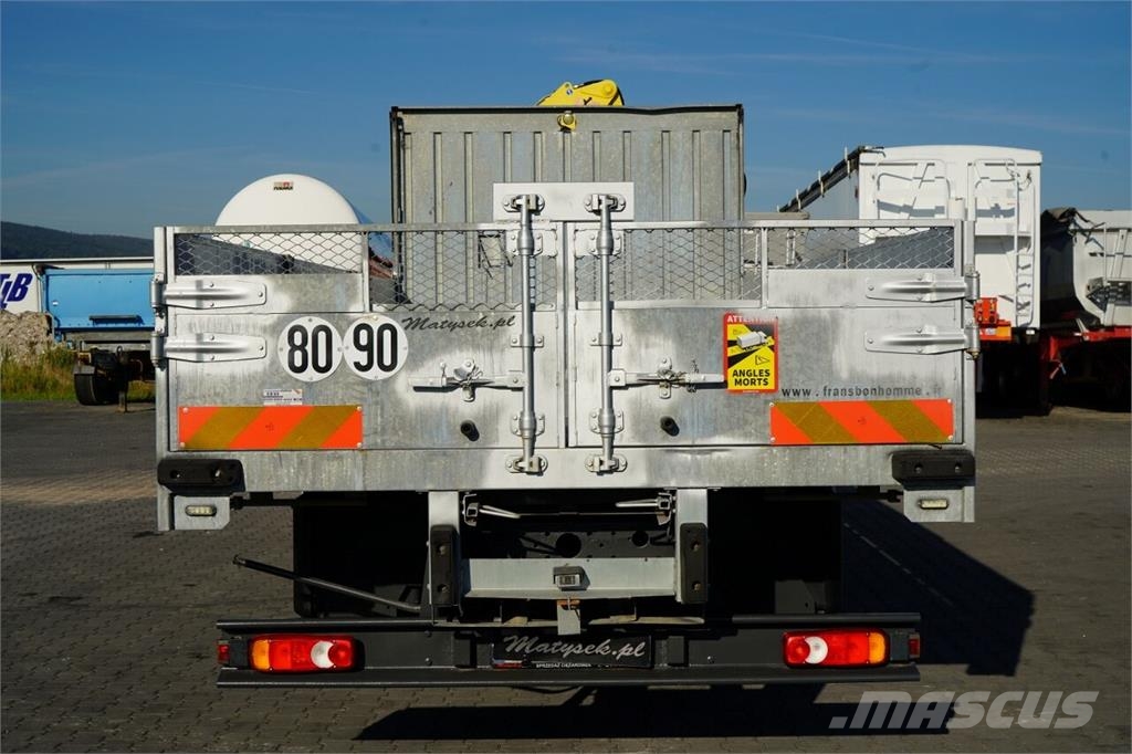 Iveco EUROCARGO 180E25 / BURTOWA - 7,3 M / HDS HYVA CRAN Грузовики-платформы/боковая разгрузка