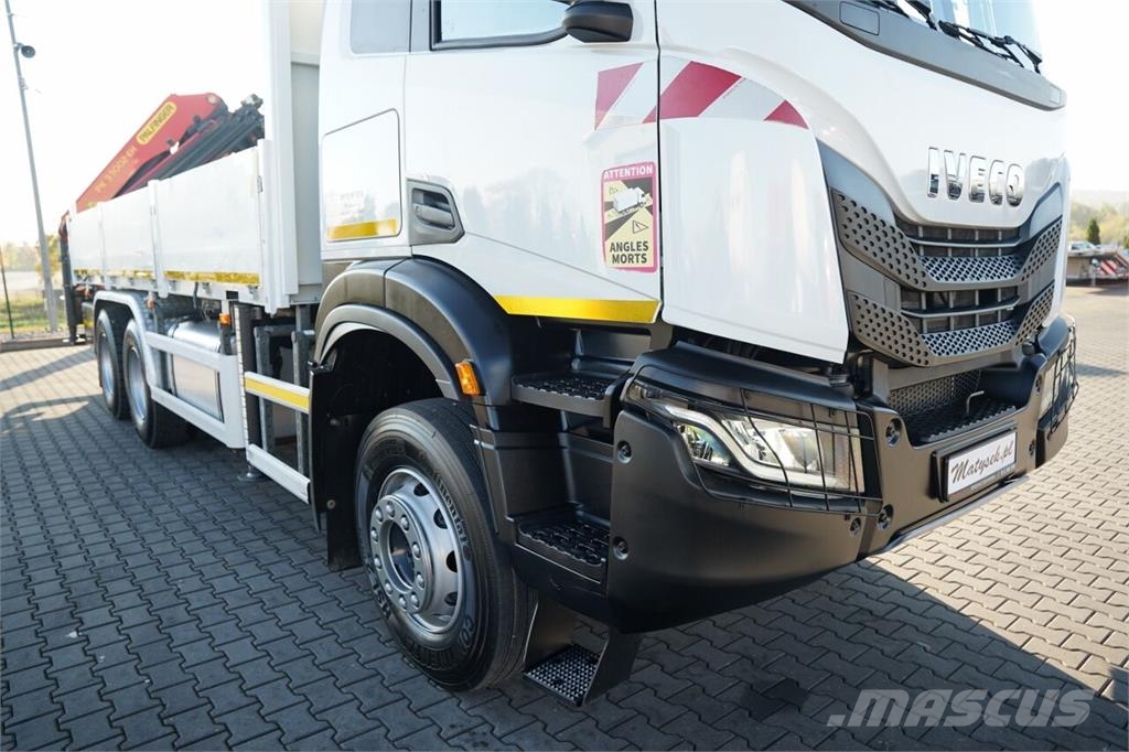 Iveco X- WAY 480 / 6x4 / SKRZYNIOWY - 6,1 m / + HDS PALF Kamioni sa otvorenim sandukom