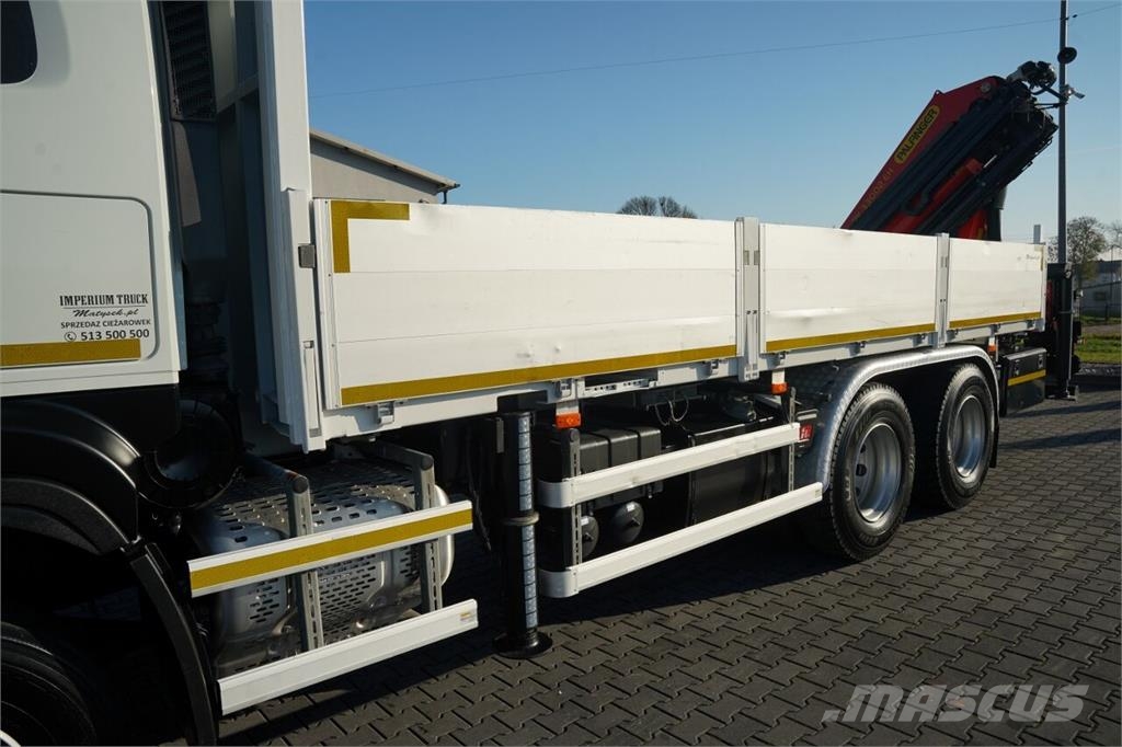 Iveco X- WAY 480 / 6x4 / SKRZYNIOWY - 6,1 m / + HDS PALF Kamioni sa otvorenim sandukom