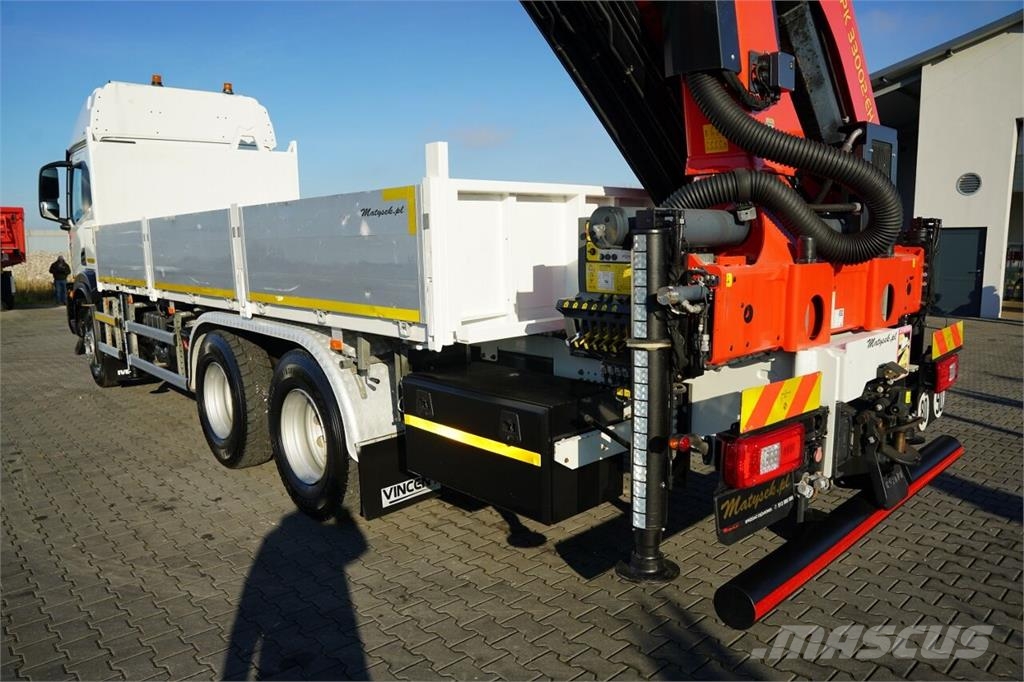 Iveco X- WAY 480 / 6x4 / SKRZYNIOWY - 6,1 m / + HDS PALF Kamioni sa otvorenim sandukom