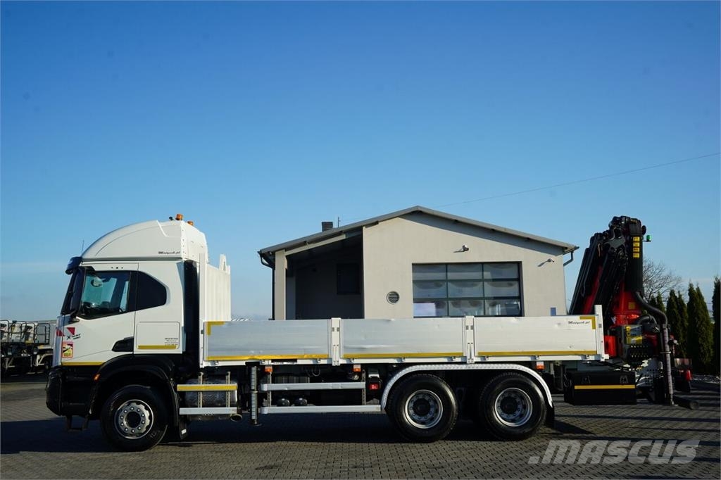 Iveco X- WAY 480 / 6x4 / SKRZYNIOWY - 6,1 m / + HDS PALF Kamioni sa otvorenim sandukom
