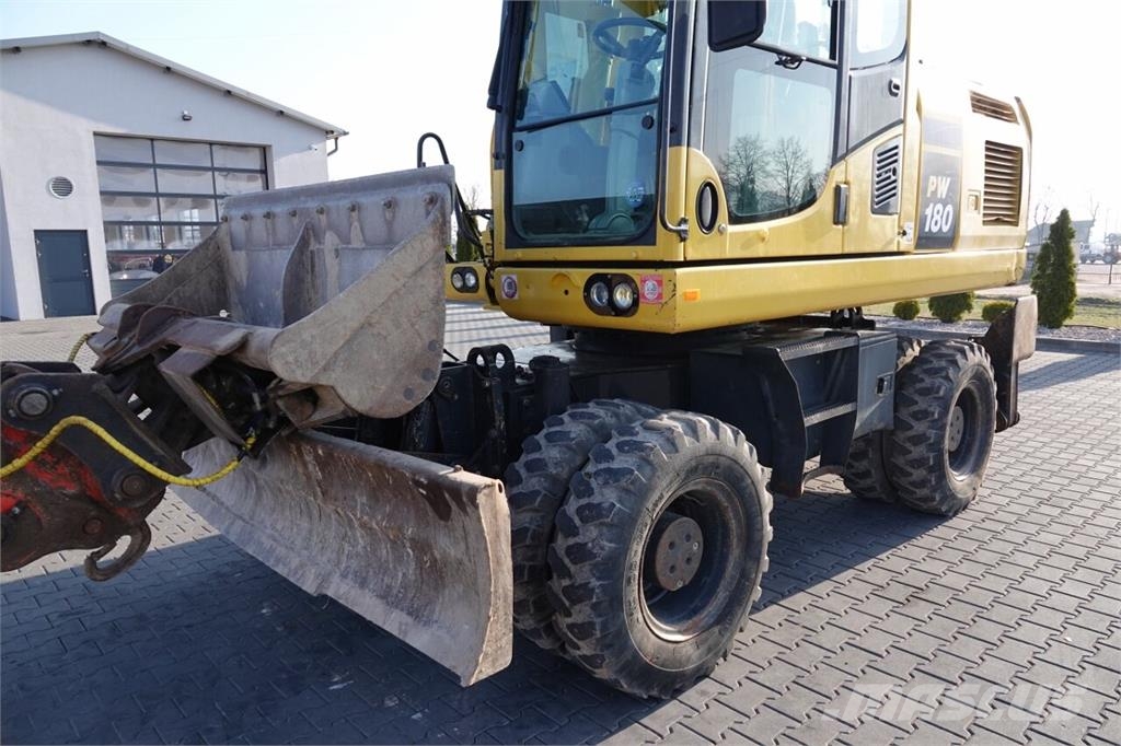 Komatsu PW 180-10 / KOPARKA KOŁOWA / 2017 ROK / Εκσκαφείς με τροχούς - λάστιχα