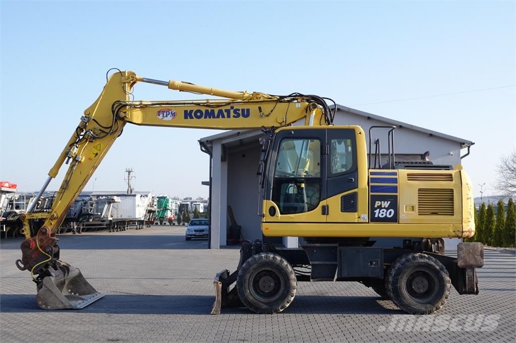 Komatsu PW 180-10 / KOPARKA KOŁOWA / 2017 ROK / Εκσκαφείς με τροχούς - λάστιχα