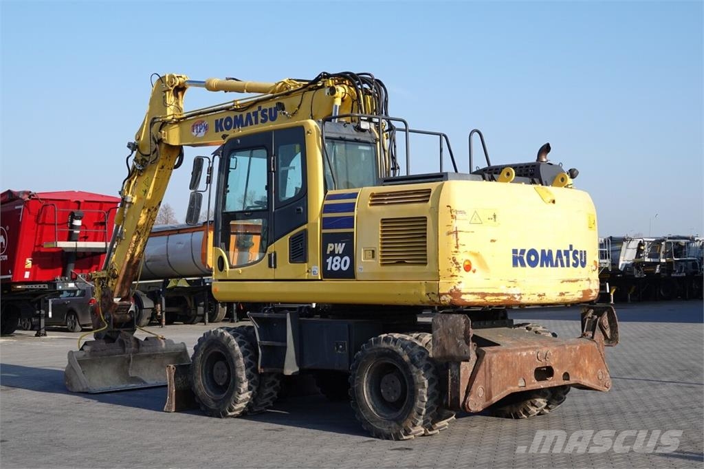 Komatsu PW 180-10 / KOPARKA KOŁOWA / 2017 ROK / Εκσκαφείς με τροχούς - λάστιχα