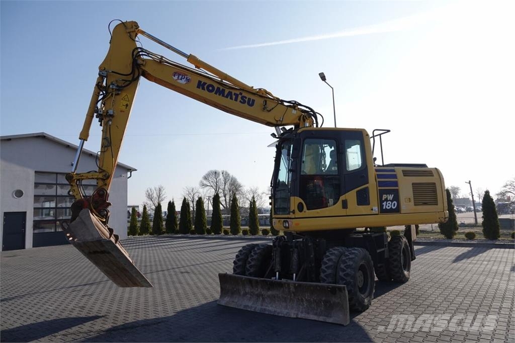 Komatsu PW 180-10 / KOPARKA KOŁOWA / 2017 ROK / Εκσκαφείς με τροχούς - λάστιχα